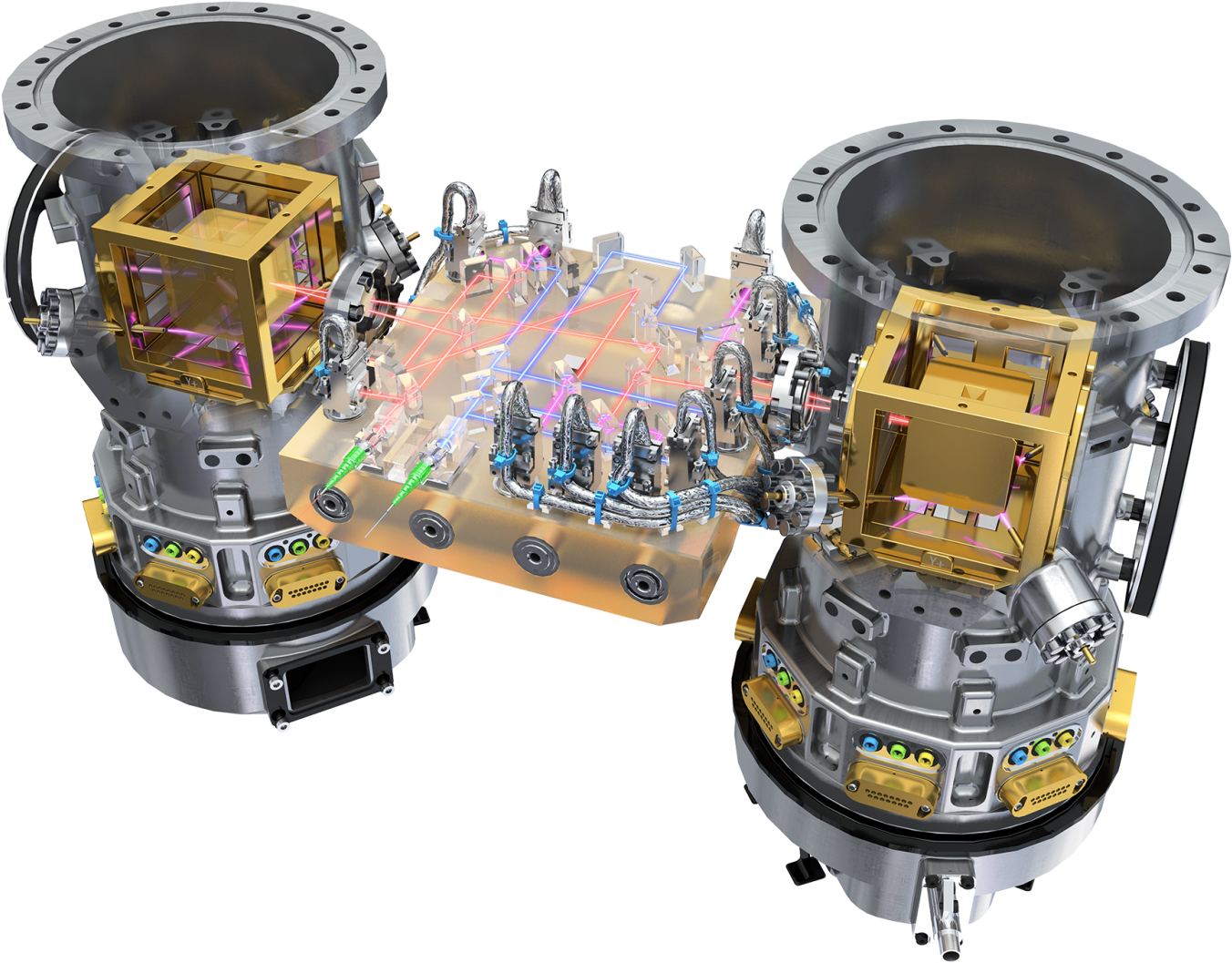 Technology Package Core Assembly And Inertial Sensors - Esa Lisa Pathfinder Clipart (1600x1200), Png Download