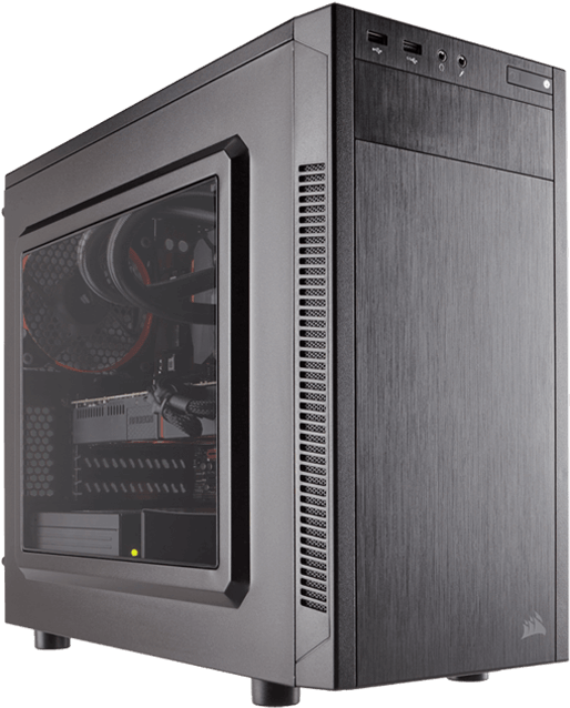 Intel H310 Mini Workstation Pc - Corsair Carbide 88r Micro Atx Clipart (700x700), Png Download