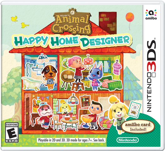 Happy Home Designer Box Art - Animal Crossing Wild World Clipart (640x480), Png Download