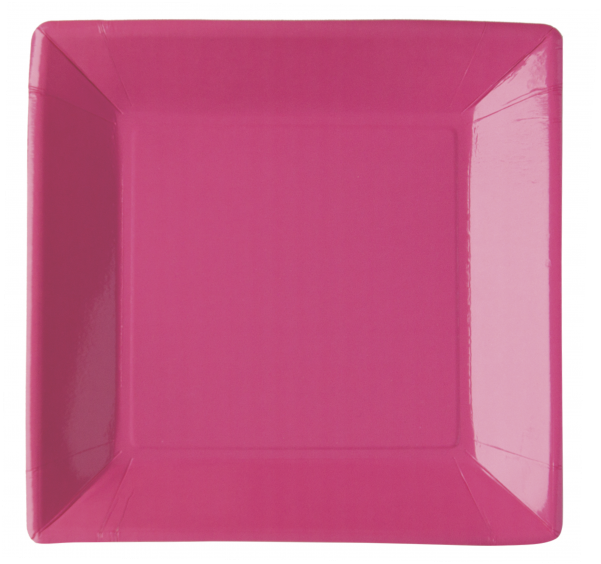 23cm - Colored - Pink - Square - Colored Printed Square - Serving Tray Clipart (700x700), Png Download