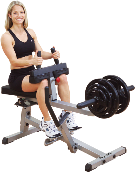 Seated Calf Raise Exercise Machine By Body-solid - Seated Calf Raise Machine Clipart (600x600), Png Download