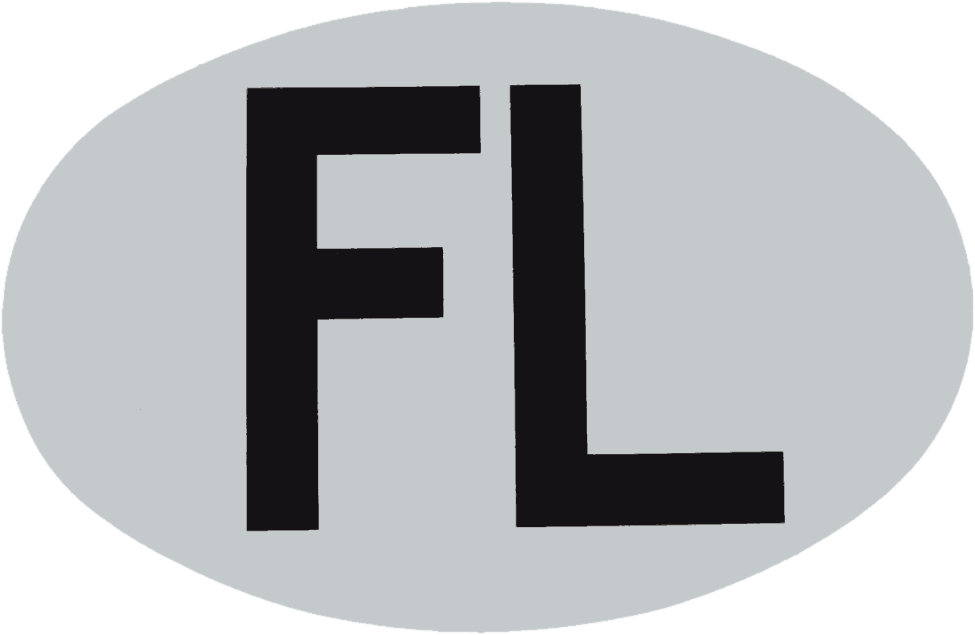 Fl International Vehicle Registration Oval - Registration Fl Clipart (1000x660), Png Download