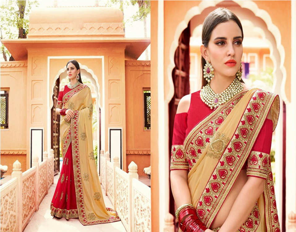 Mb Golden Red Mid Half - Bride Clipart (1300x750), Png Download