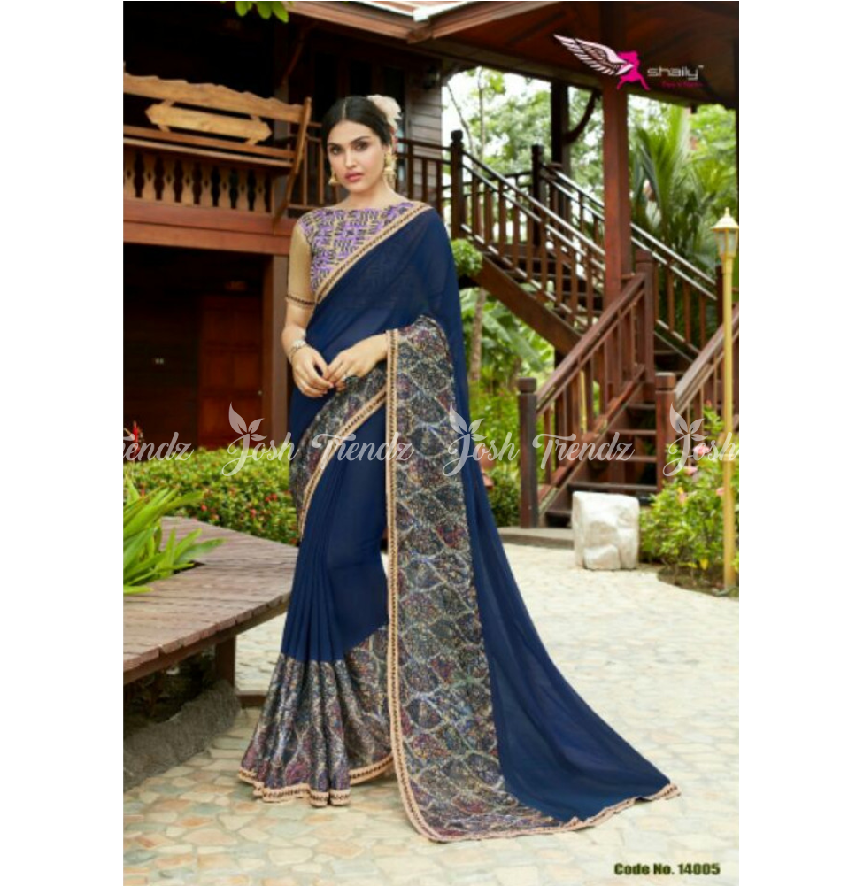 Sanskar Pankhuri Sarees Jt Sp Saree - Silk Clipart (1000x1000), Png Download