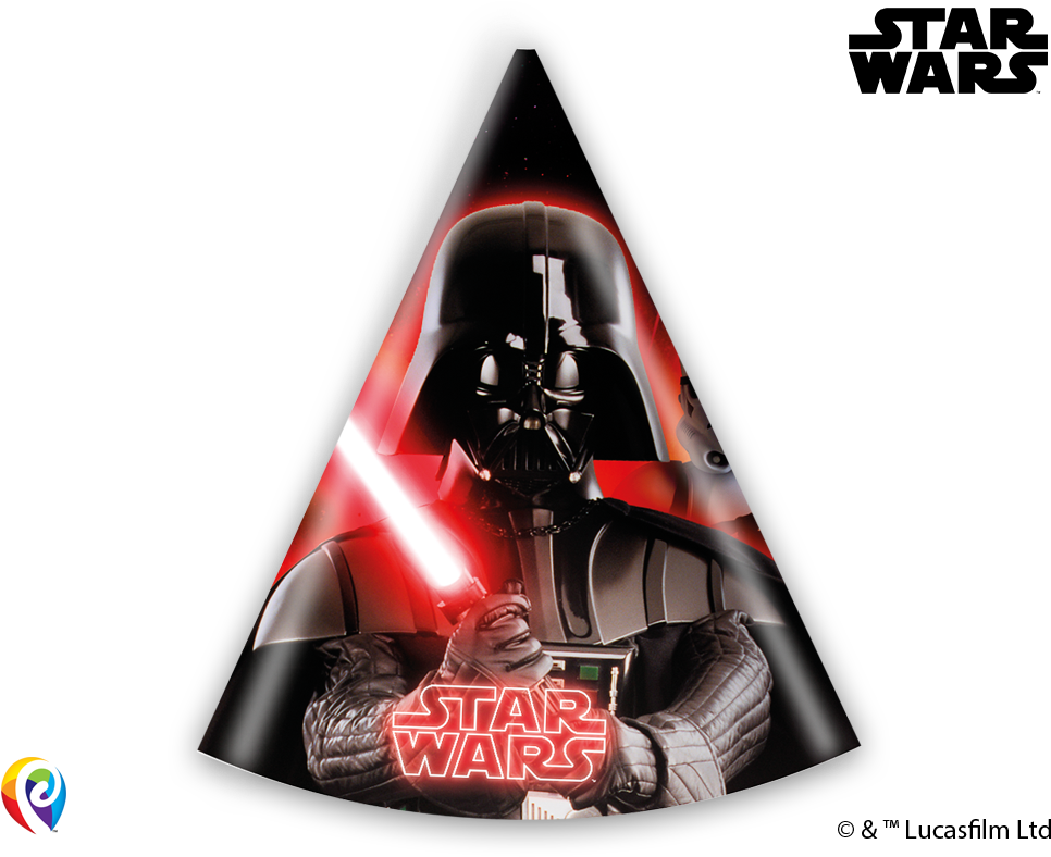 Classic Star Wars - Star Wars Birthday Hat Clipart (1000x800), Png Download