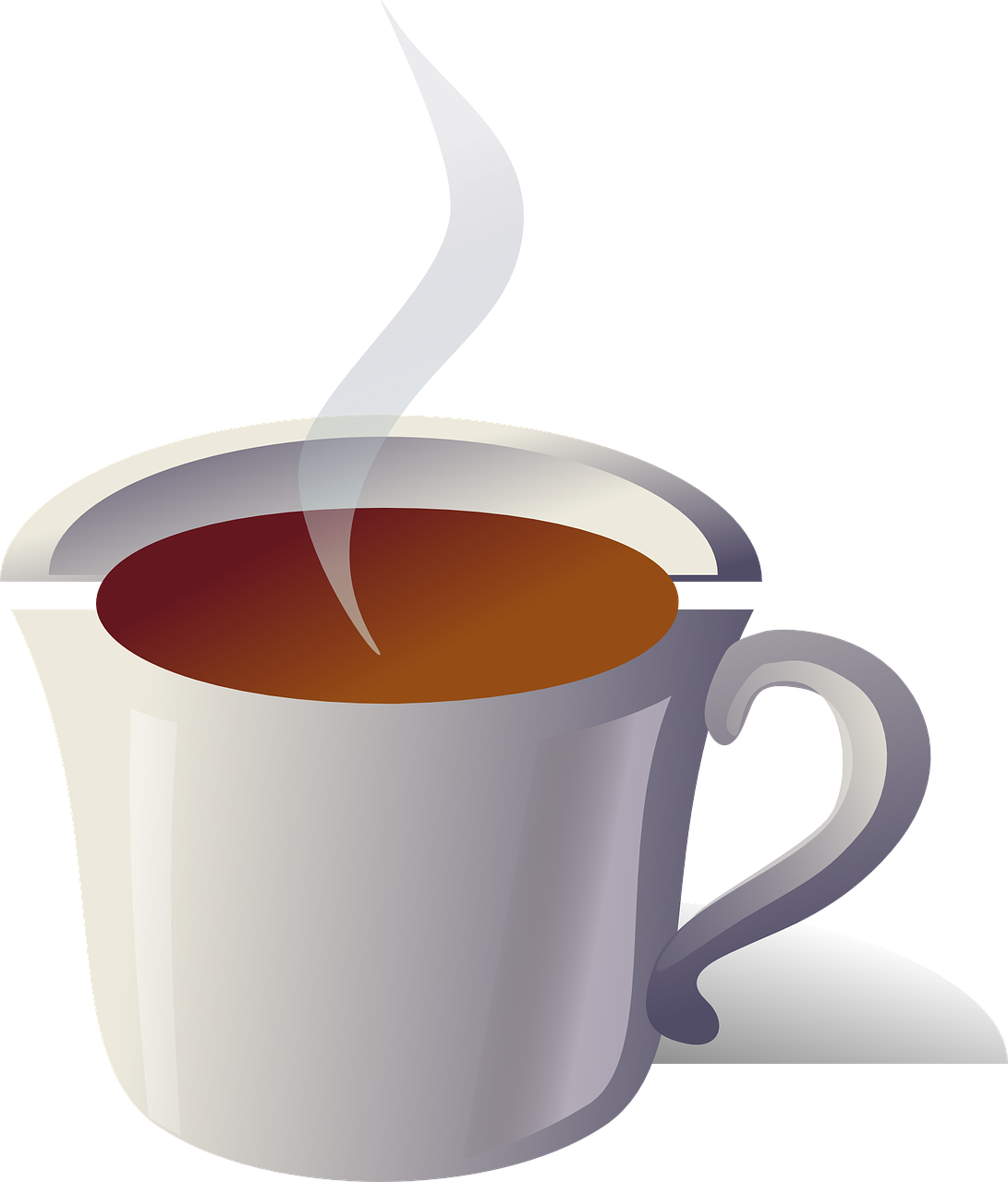 Coffee Cup Drink Cafe Espresso Png Image - Cup Of Tea Clip Art Transparent Png (1091x1280), Png Download