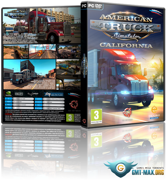 American Truck Simulator V - American Truck Simulator Clipart (543x596), Png Download