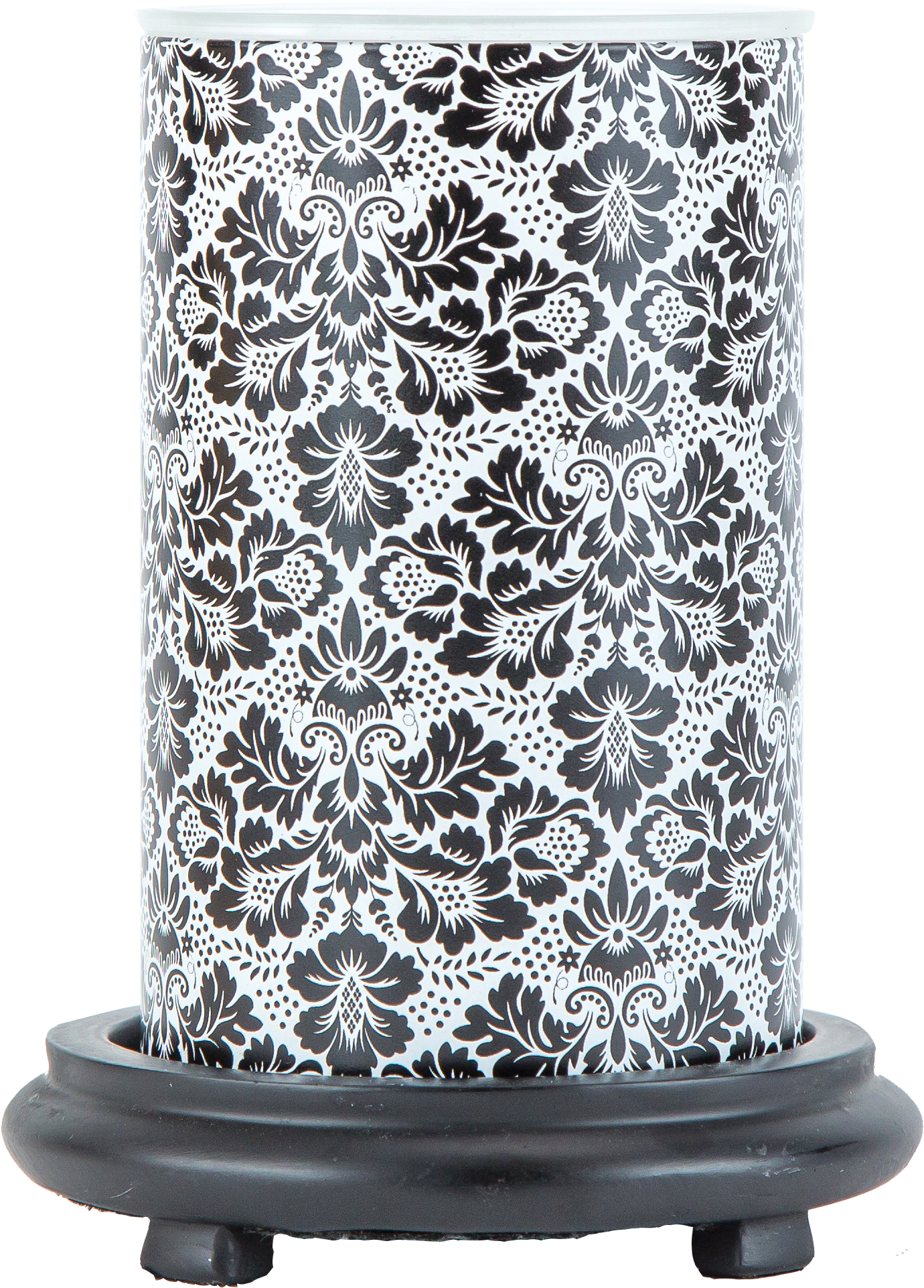 Floral, Candles, Pink Zebra Home, Independent Consultant, - Pink Zebra Black Floral Simmering Light Clipart (1764x2391), Png Download