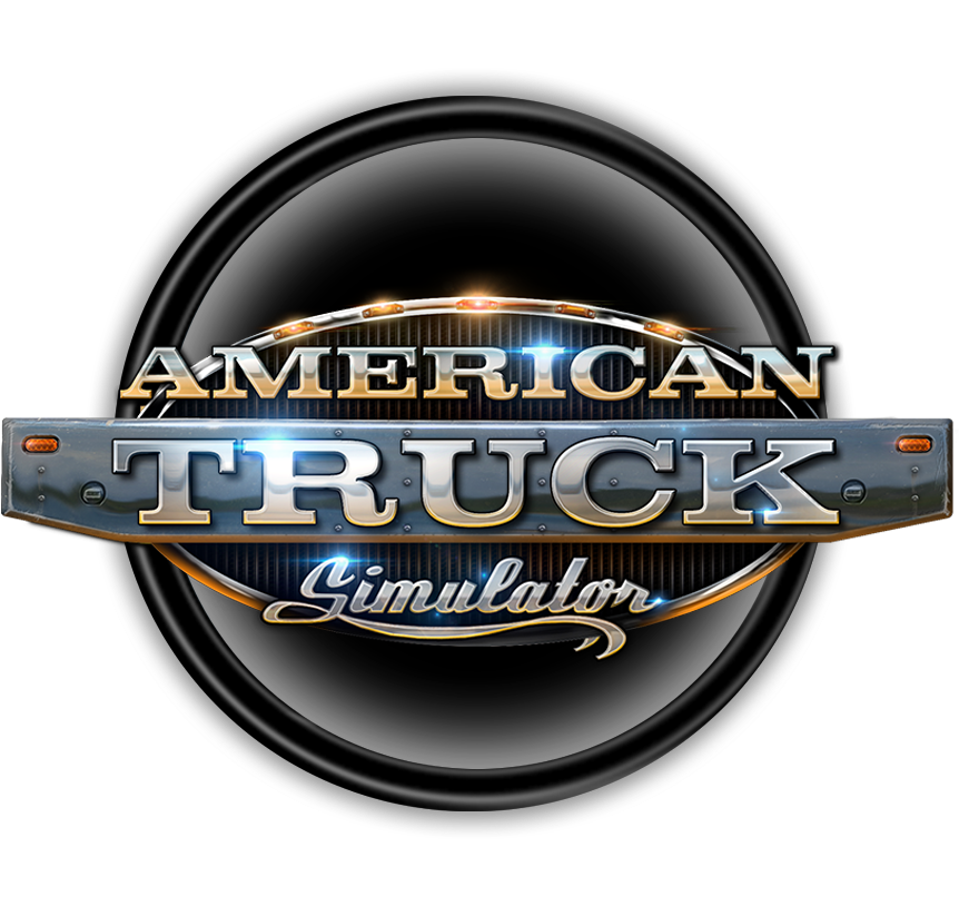 American Truck Simulator Logo Png , Png Download - Emblem Clipart (862x814), Png Download