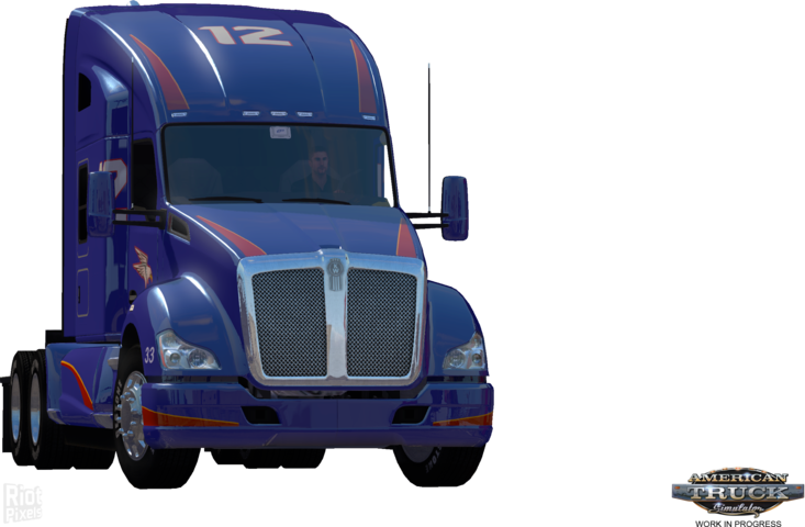 Artworks30 - American Truck Simulator Png Clipart (733x480), Png Download