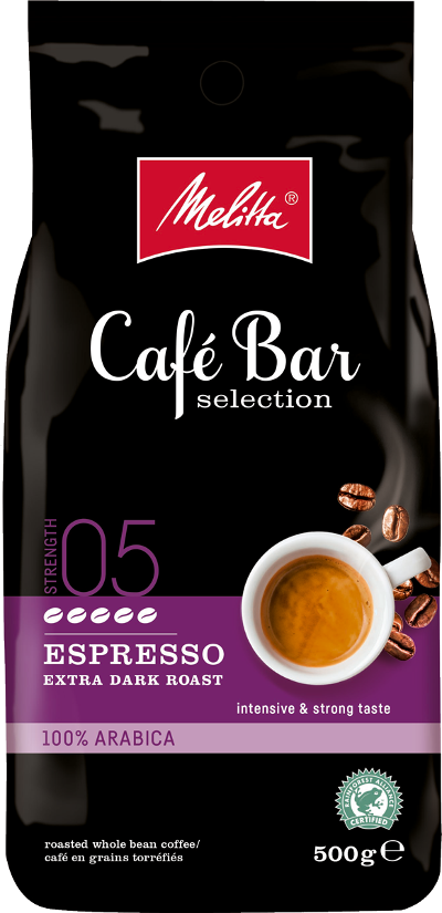 Espresso Extra Dark Roast - Melitta Clipart (400x825), Png Download