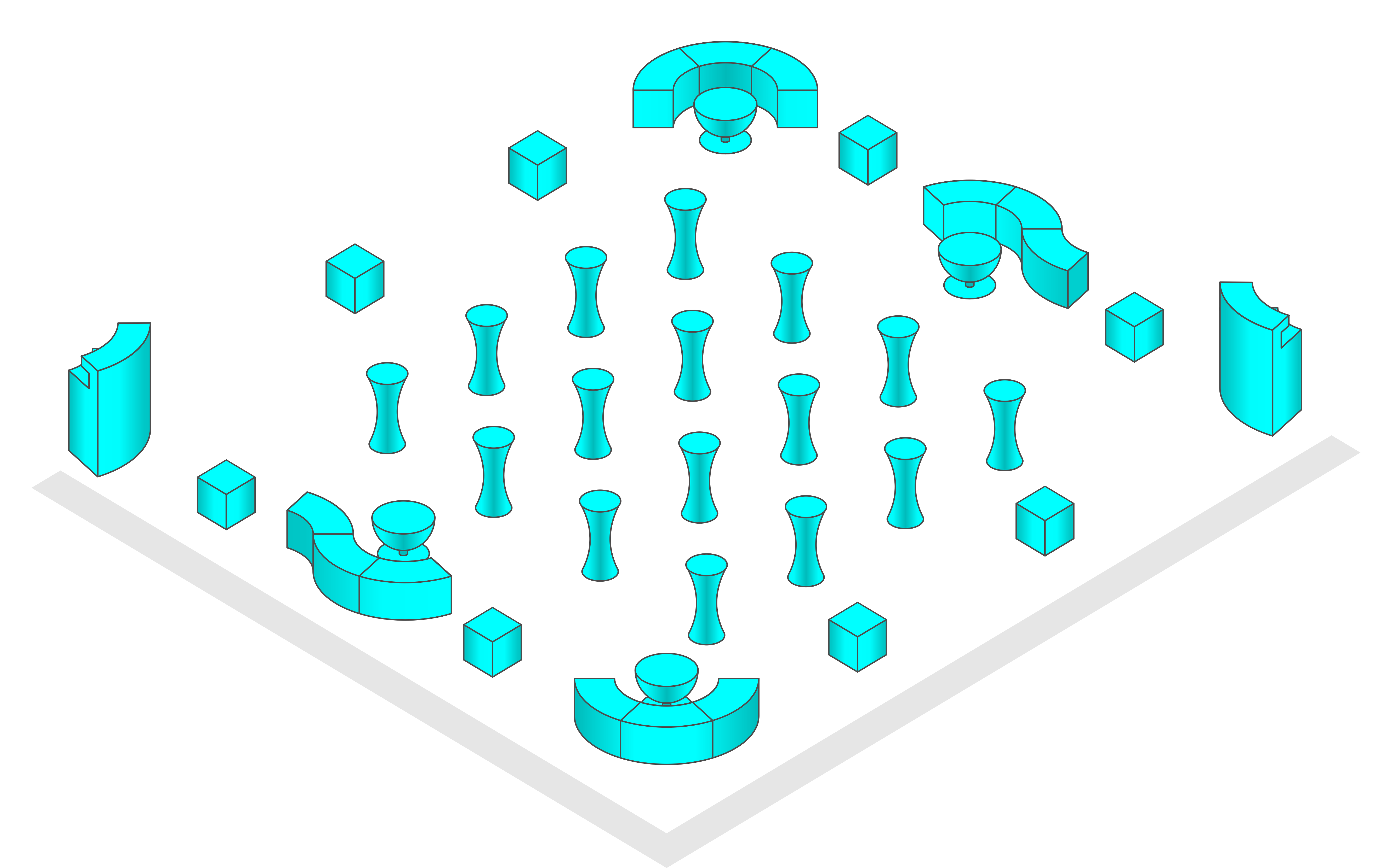 Led Furniture Package - Illustration Clipart (5324x3322), Png Download