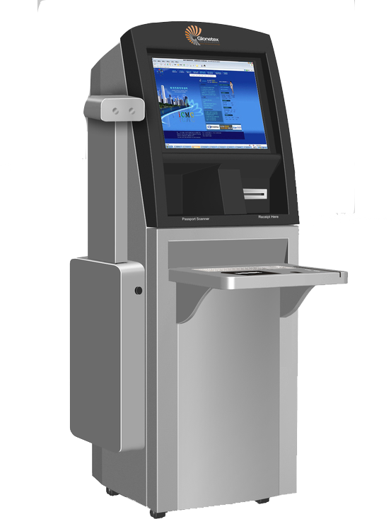 Download Brochure - Biometric Kiosk Clipart (553x734), Png Download