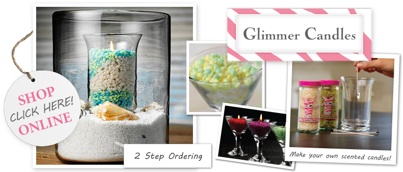 Pink Zebra Glimmer Candle Kit Clipart (904x353), Png Download