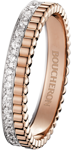 Quatre Radiant Edition Wedding Band - Alliance Boucheron Quatre Clipart (960x960), Png Download