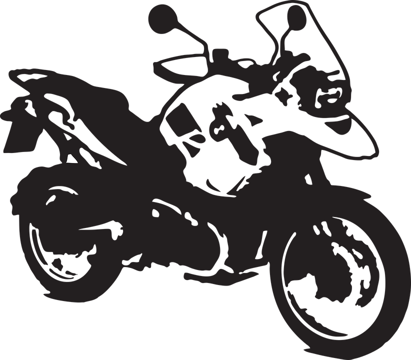 Bmw Moto Motorcycle Adventure Travel Rider Enduro - Bmw Motorcycle Vector Clipart (822x720), Png Download