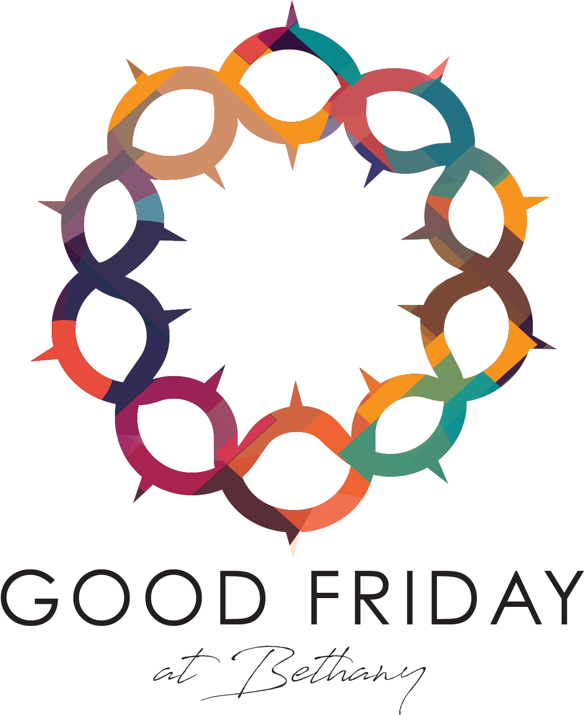 Good Friday Worship - Circle Clipart (1800x1500), Png Download