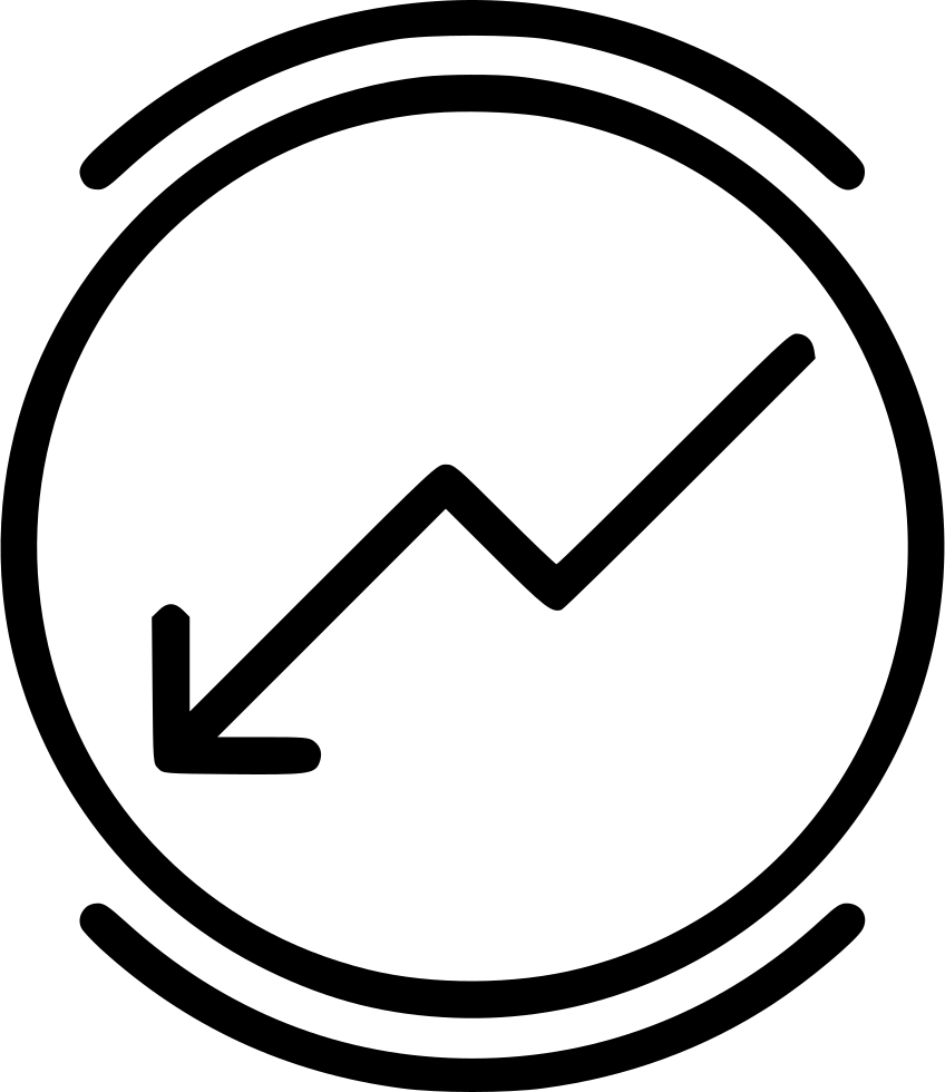 Decrease Report Circle Round Arrow Comments - St Oliver Plunkett Fc Clipart (848x980), Png Download