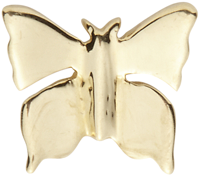 Gold Butterfly Charm By Loquet - Swallowtail Butterfly Clipart (953x1280), Png Download