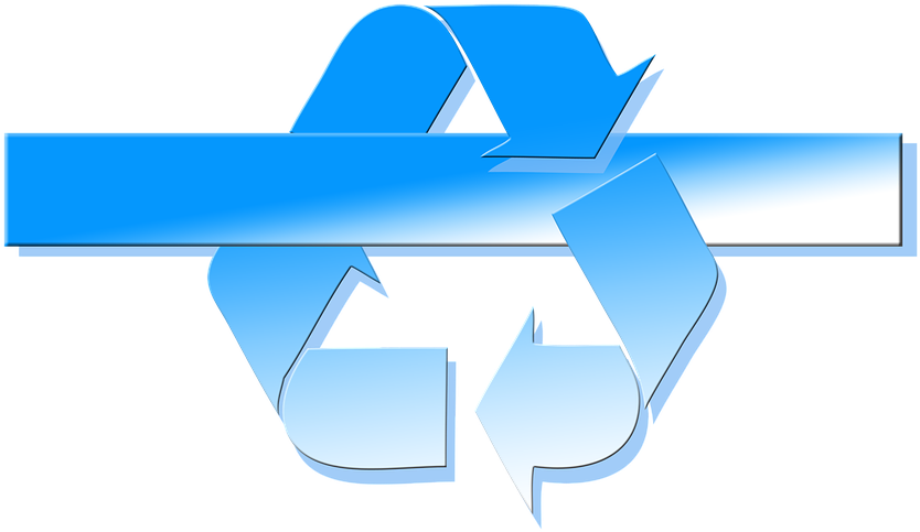 Arrows Round District Renewal Thing Isolated Form - Majorelle Blue Clipart (960x678), Png Download