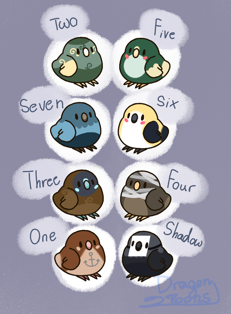 Little Bird Nightmares > - Seven Little Nightmares Fanart Clipart (775x1051), Png Download