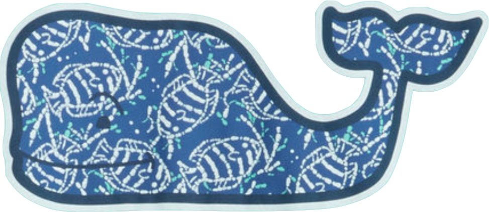 Vineyard Vines Sea Life Batik Whale - Vineyard Vines Shirts Short Sleeves Clipart (973x423), Png Download