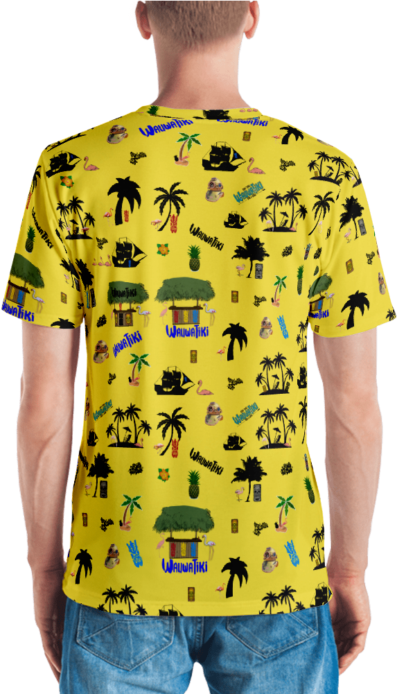 Load Image Into Gallery Viewer, Tiki Pattern Yellow - Idiocracy Clothes Clipart (1000x1000), Png Download