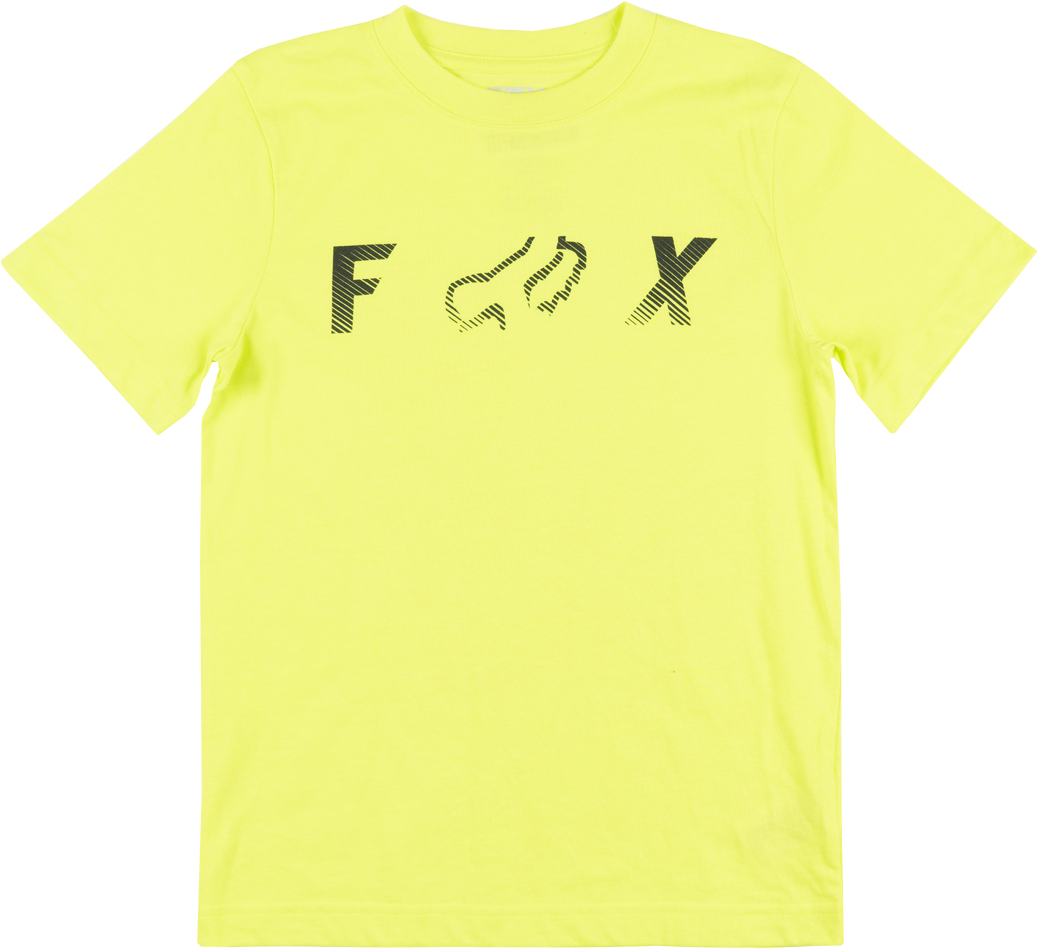 Boys Fox Racing Logo Tee Youth Kids T-shirt Moto Bmx - バドミントン T シャツ デザイン Clipart (1084x1000), Png Download