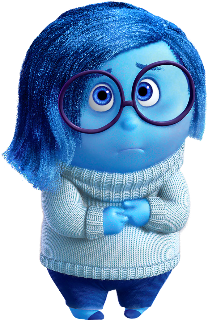 Sadness Clipart Sadness Clipart - Sadness Inside Out Clip Art - Png Download (874x1118), Png Download