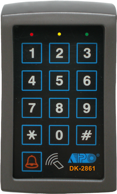 The Popular Version Card Reader Keypad Dk-2861 - Phone Keypad Clipart (595x842), Png Download