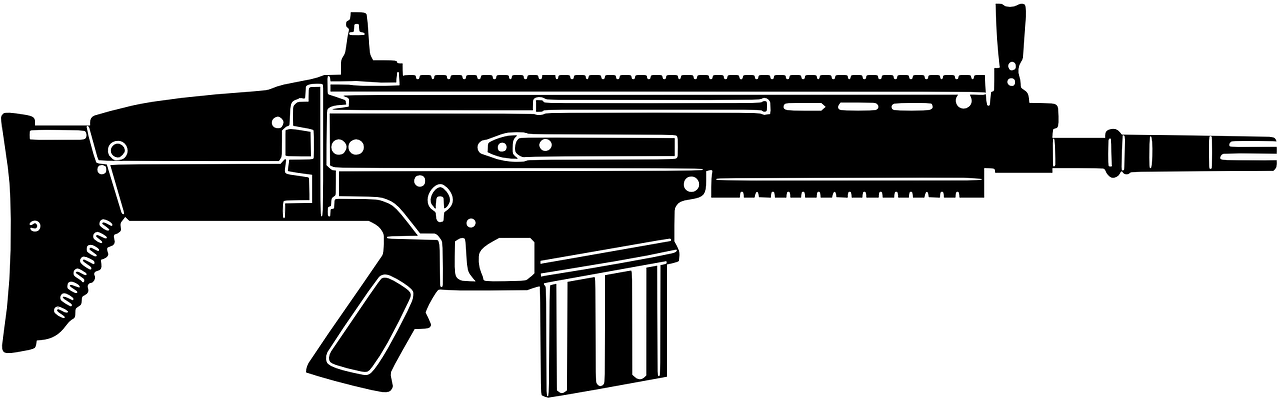 Assault - Scar L Hybrid Sight Clipart (1280x640), Png Download