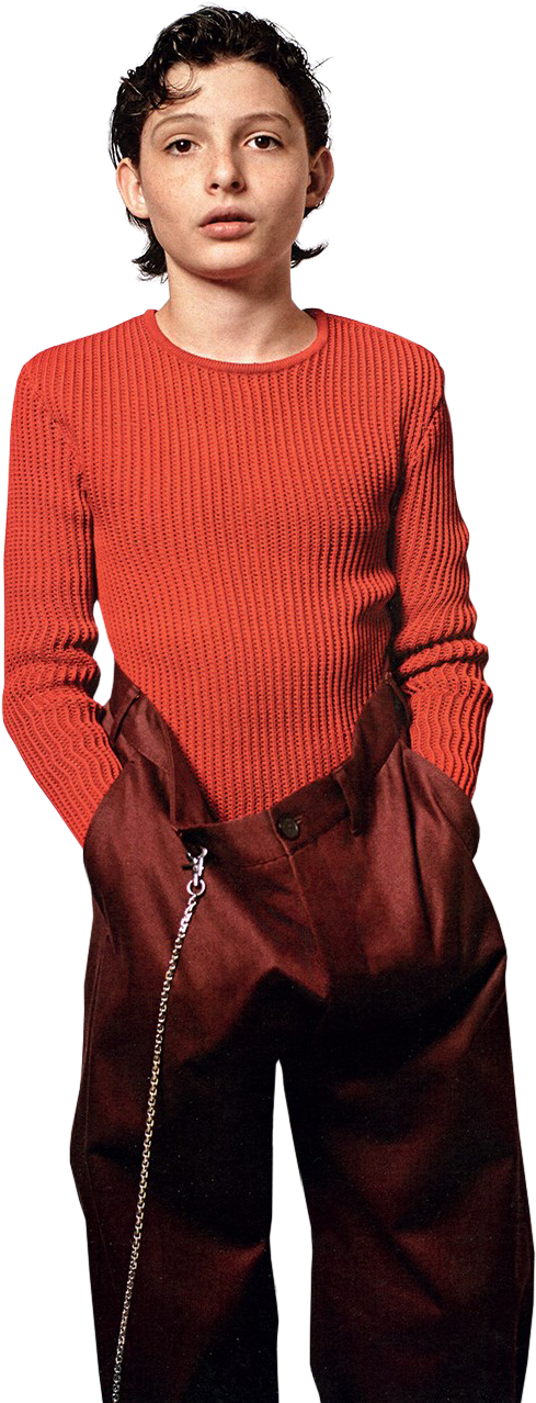 Stranger Things, Future Boyfriend, Freaky Things - Finn Wolfhard Magazine Cover Clipart (1000x1474), Png Download