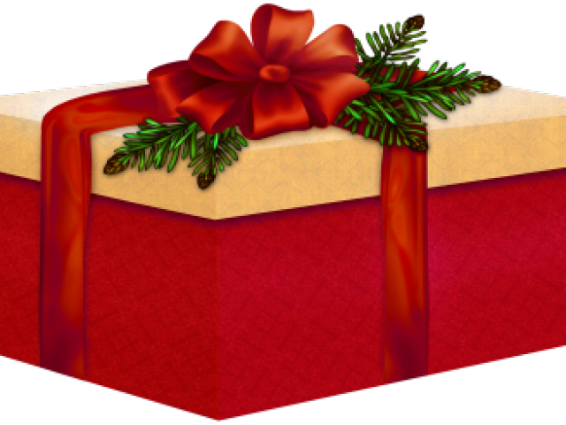 Christmas Gift Box Png Clipart (640x480), Png Download