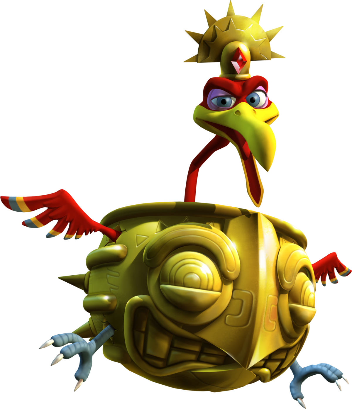 Super Mario Wiki Β - Donkey Kong Country Returns World 3 Boss Clipart (1200x1395), Png Download