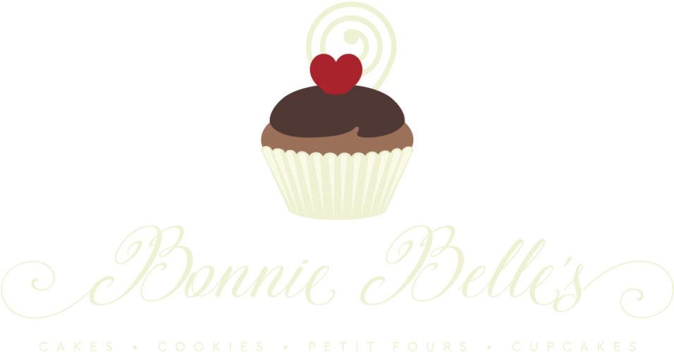 Bonnie Belles Pastries Reversed Logo - Cupcake Clipart (1024x663), Png Download