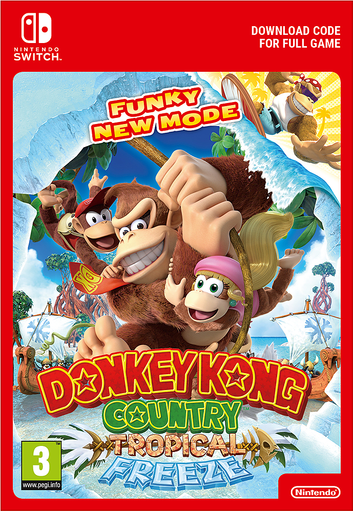 Donkey Kong Tropical Freeze Digital Clipart (1000x1000), Png Download