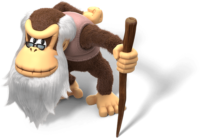 Donkey Kong Country™ - Donkey Kong Country Tropical Freeze All Characters Clipart (691x479), Png Download