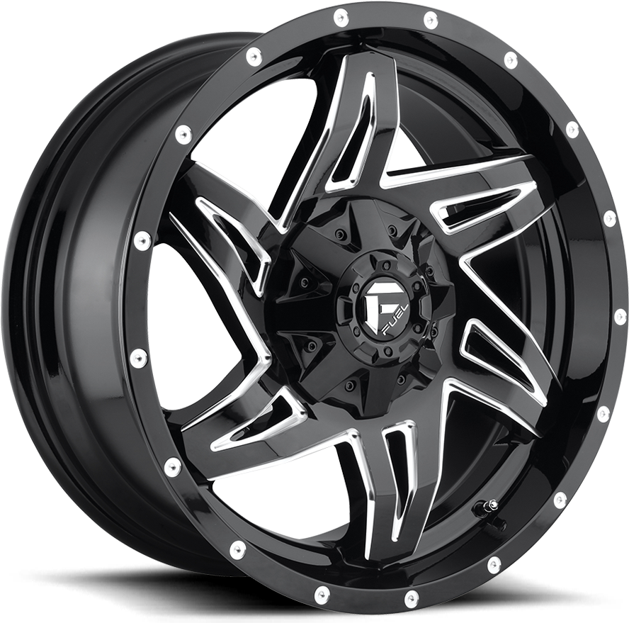 Fuel 1-piece Wheels Rocker - Selkirk Black Rhino Clipart (1000x1000), Png Download