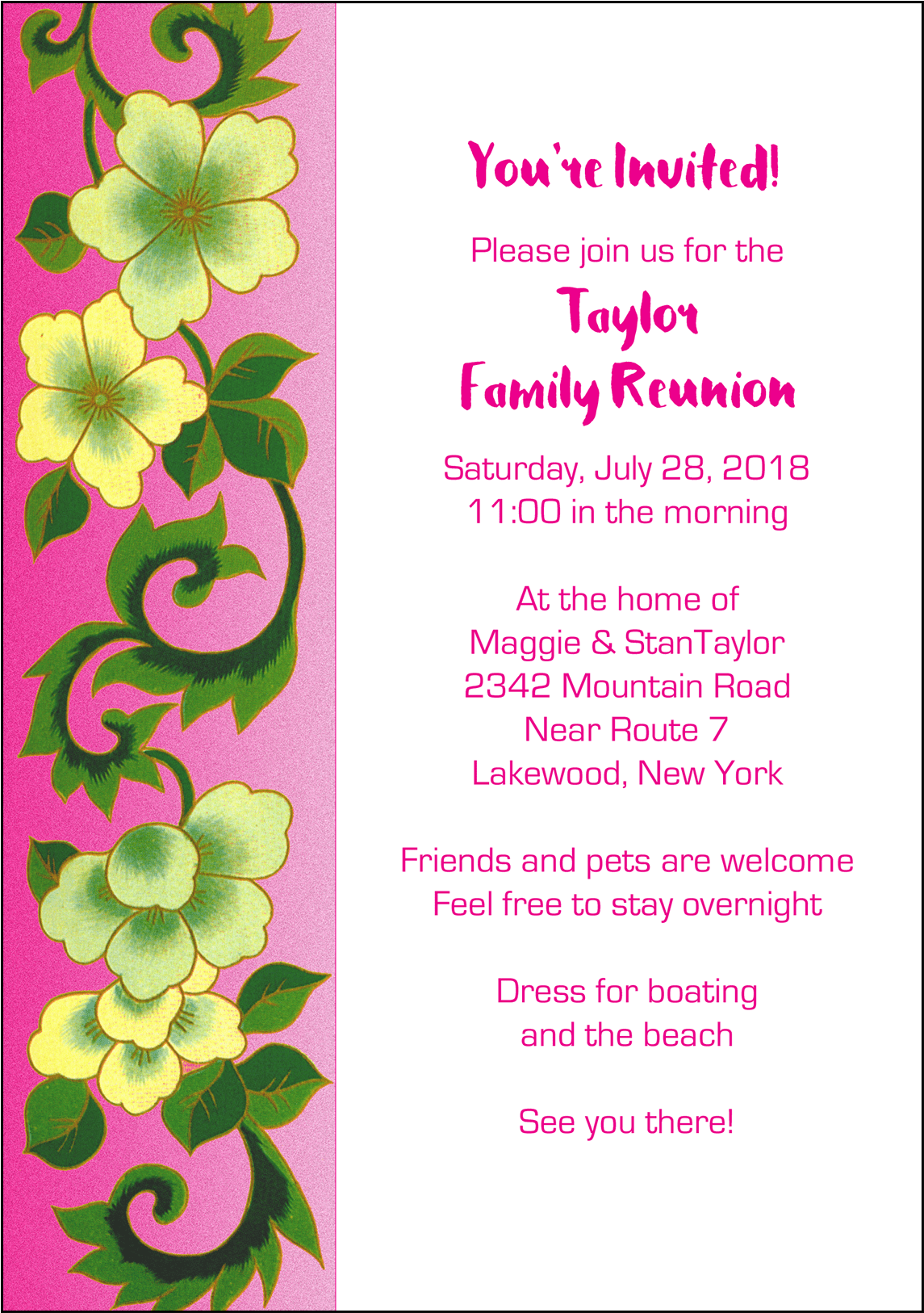 Family Reunion Invitation - Sample Announcement Of Burial Clipart (1660x1660), Png Download