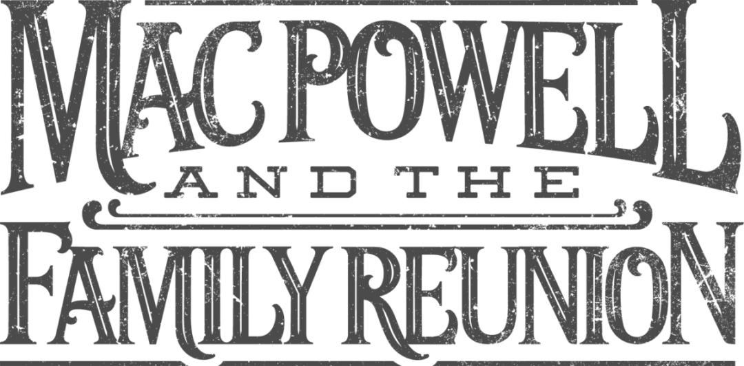 Mac Powell & The Family Reunion - Monochrome Clipart (1080x532), Png Download