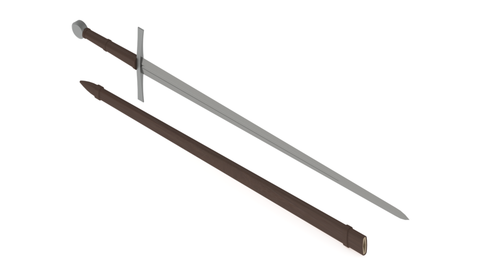 Load In 3d Viewer Uploaded By Anonymous - Sword Clipart (960x540), Png Download