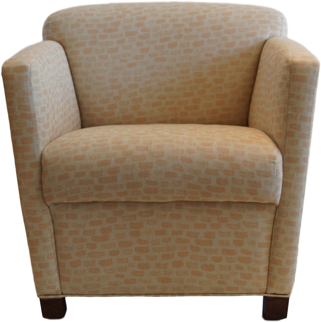 M#century Modern Chair In Clay Mclaurin Fabric - Club Chair Clipart (1095x1100), Png Download