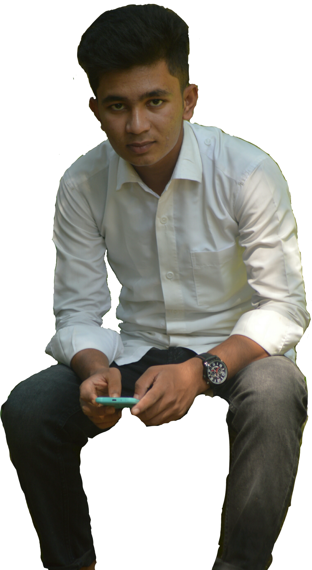 Osama - Sitting Clipart (1024x1871), Png Download