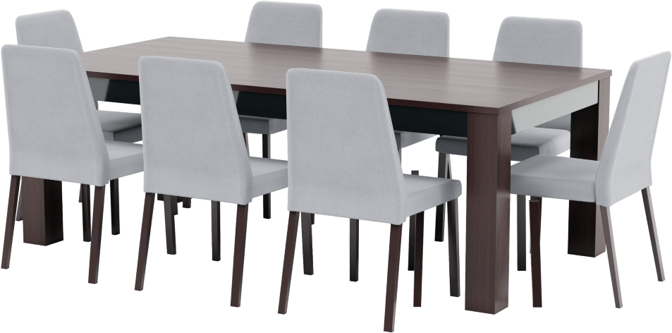 Modern Dining Table - Modern Dining Table Png Clipart (953x472), Png Download