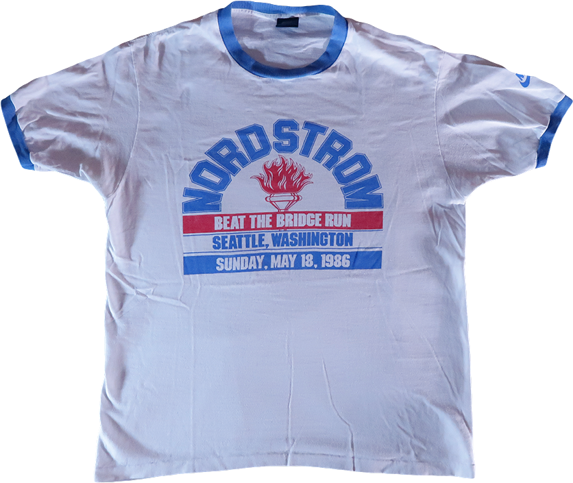 Rare Vintage Nike T Shirt 80s 90s Tee - Active Shirt Clipart (860x860), Png Download