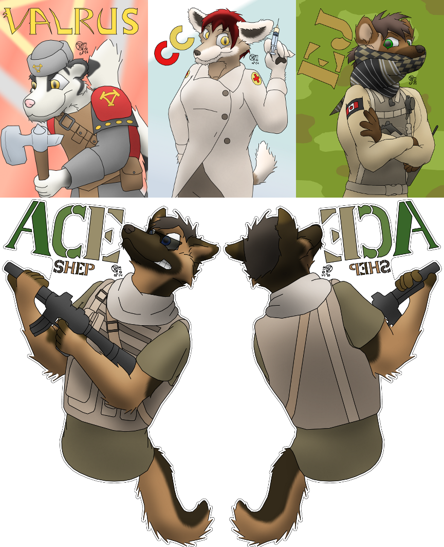 Furries In Uniform - Cartoon Clipart (864x1063), Png Download