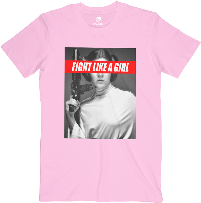 Fight Like A Girl T Shirt - Fight Like A Girl Koszulka Clipart (700x700), Png Download