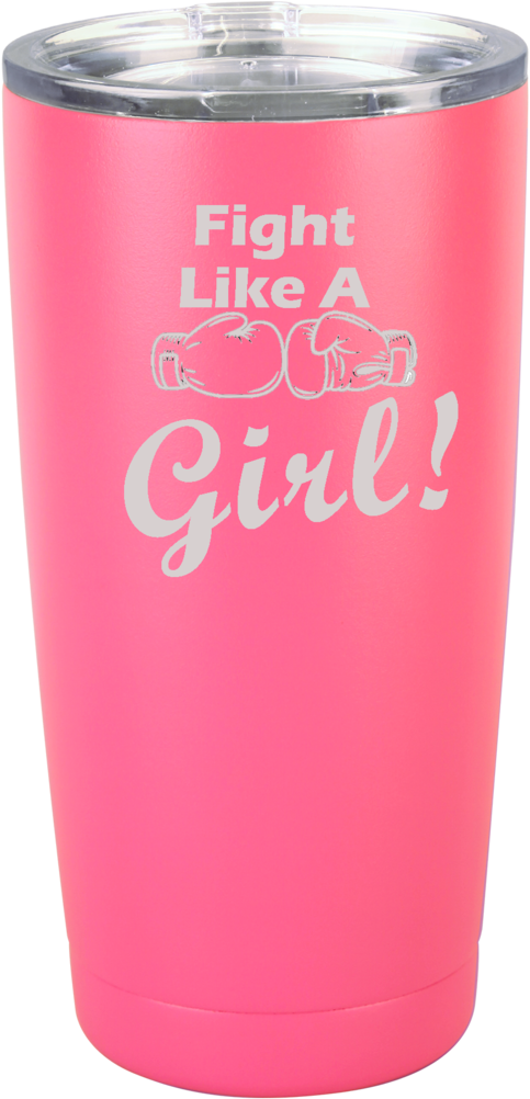 Fight Like A Girl - Soft Drink Clipart (483x1002), Png Download