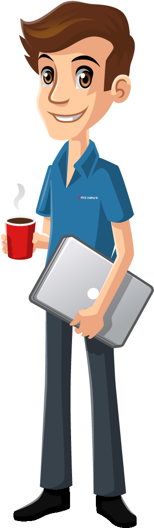 Happy With Office Complete Clipart (316x1090), Png Download