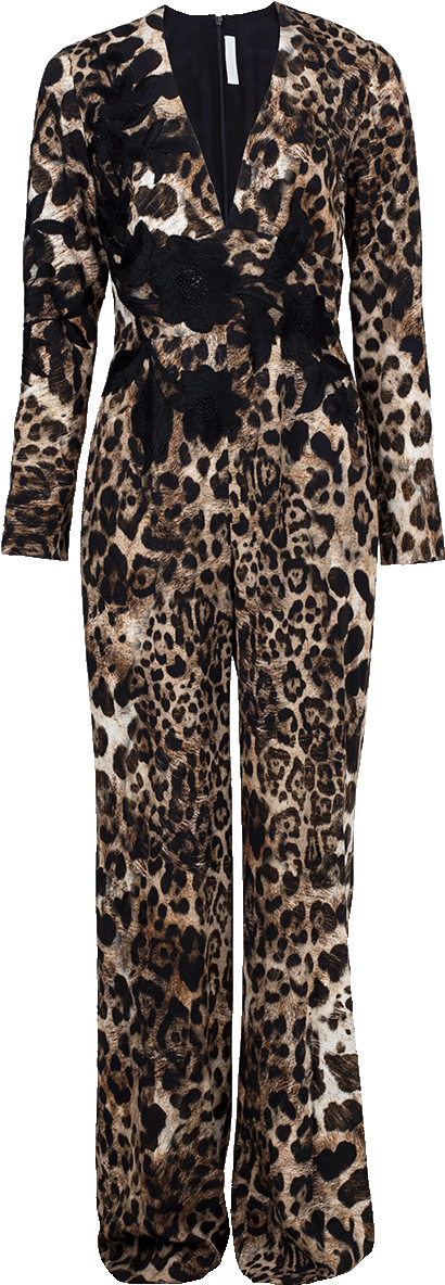 Animal Print Jumpsuit - Pajamas Clipart - Large Size Png Image - PikPng